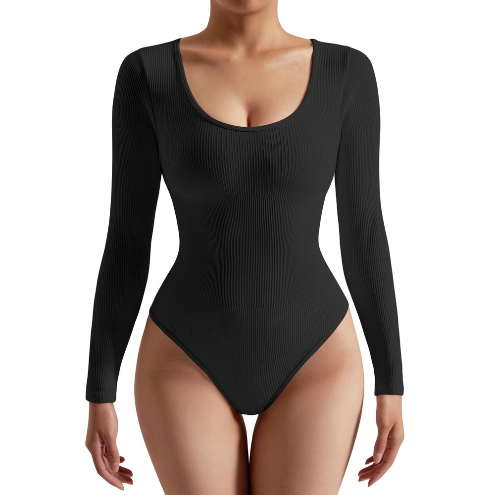SUUKSESS‎ Women Long Sleeve Bodysuit